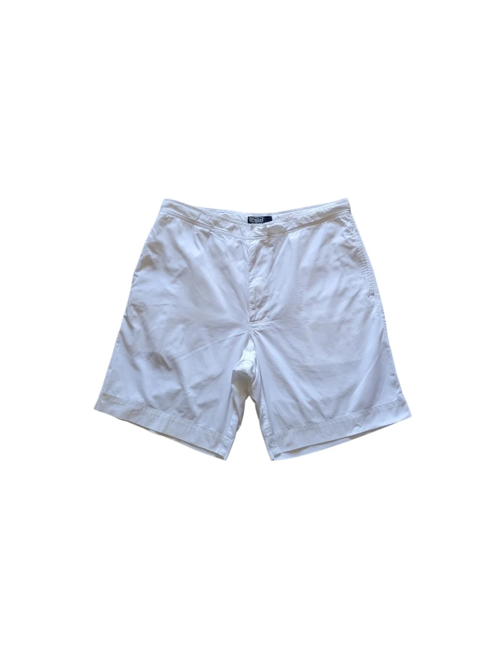Polo by Ralph Lauren White Flat Front Men's Shorts